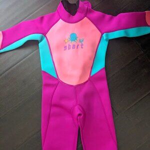 BRAND NEW SBART GIRLS 2/2 MM WETSUIT FULL SUIT SIZE LARGE